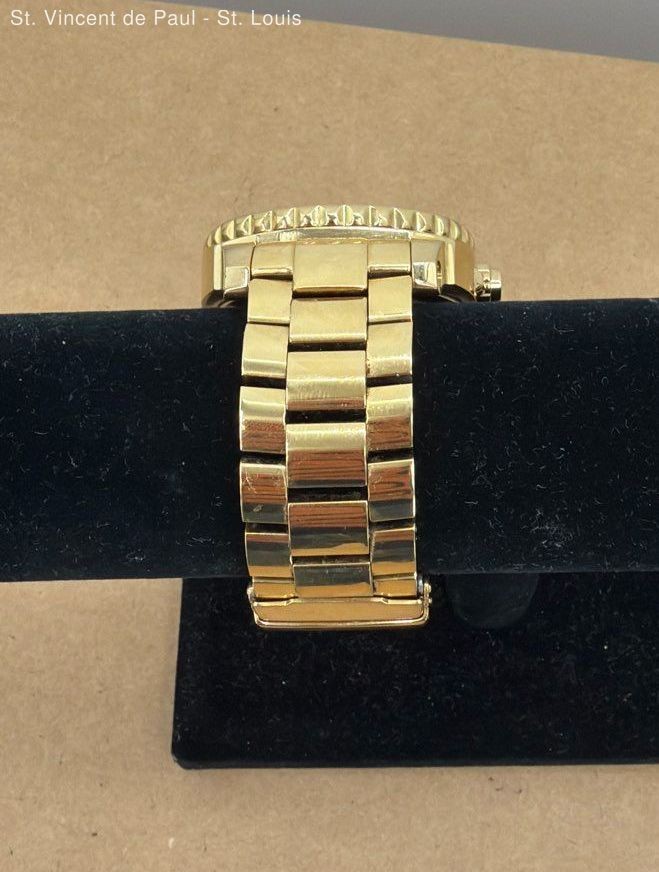 Aragon Men’s Dive Watch 200M 660ft NH36A Blue Dial Gold Tone 24 Jewels Works!