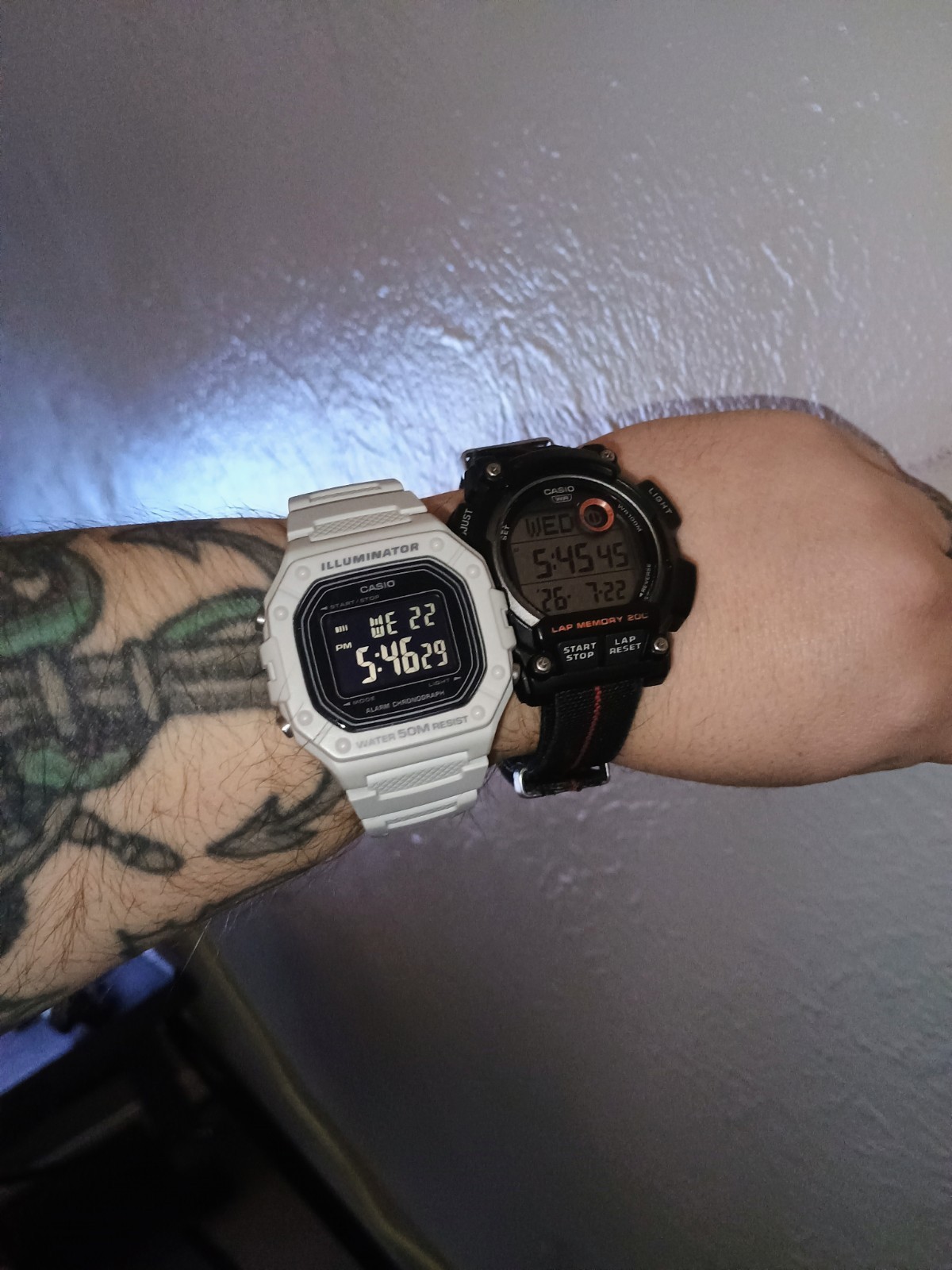 Casio 2-Watch Bundle Great Condition One with Negative Display