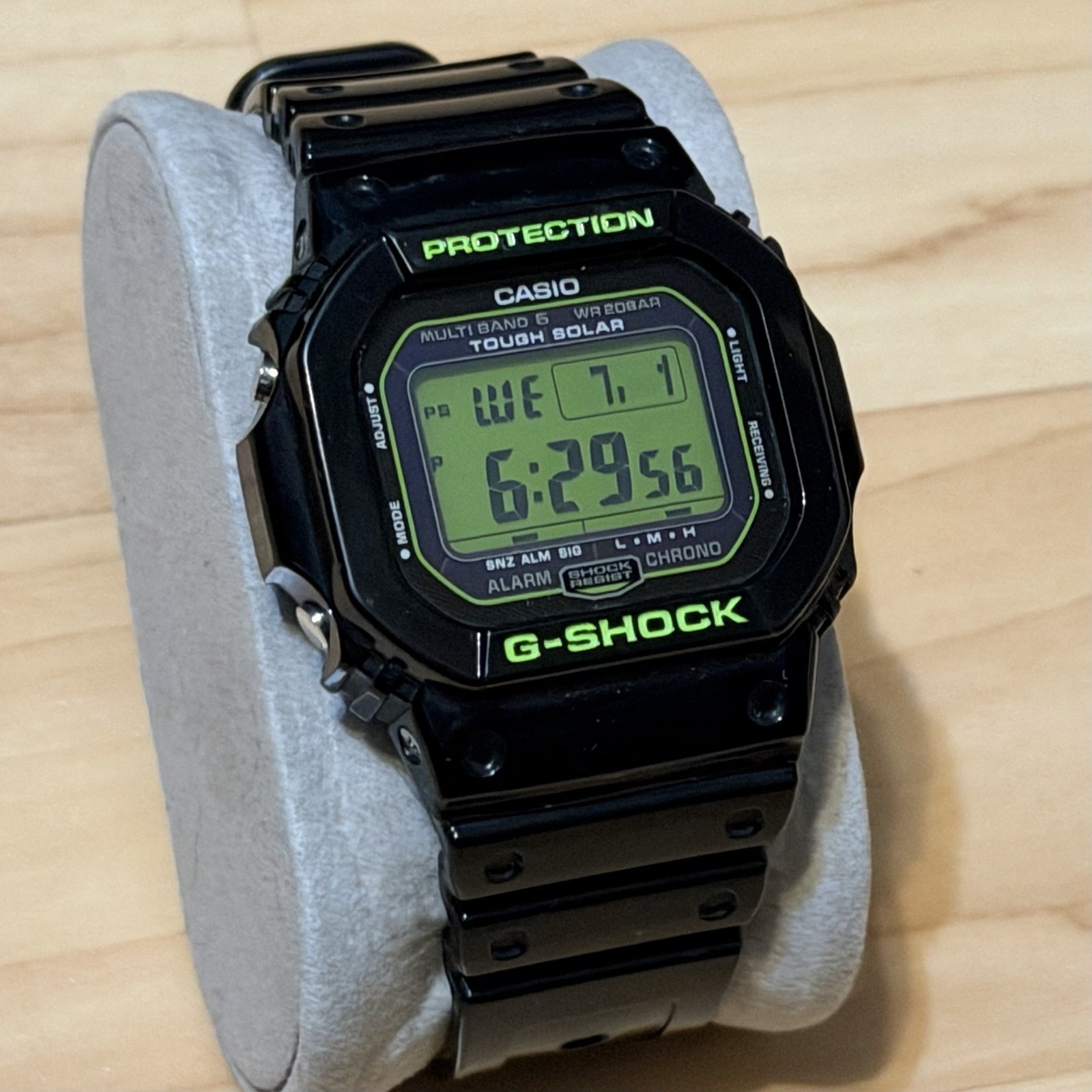 Casio G-Shock GW-M5610B-1 “Zombie” Tough Solar Atomic Square Digital Watch 5610