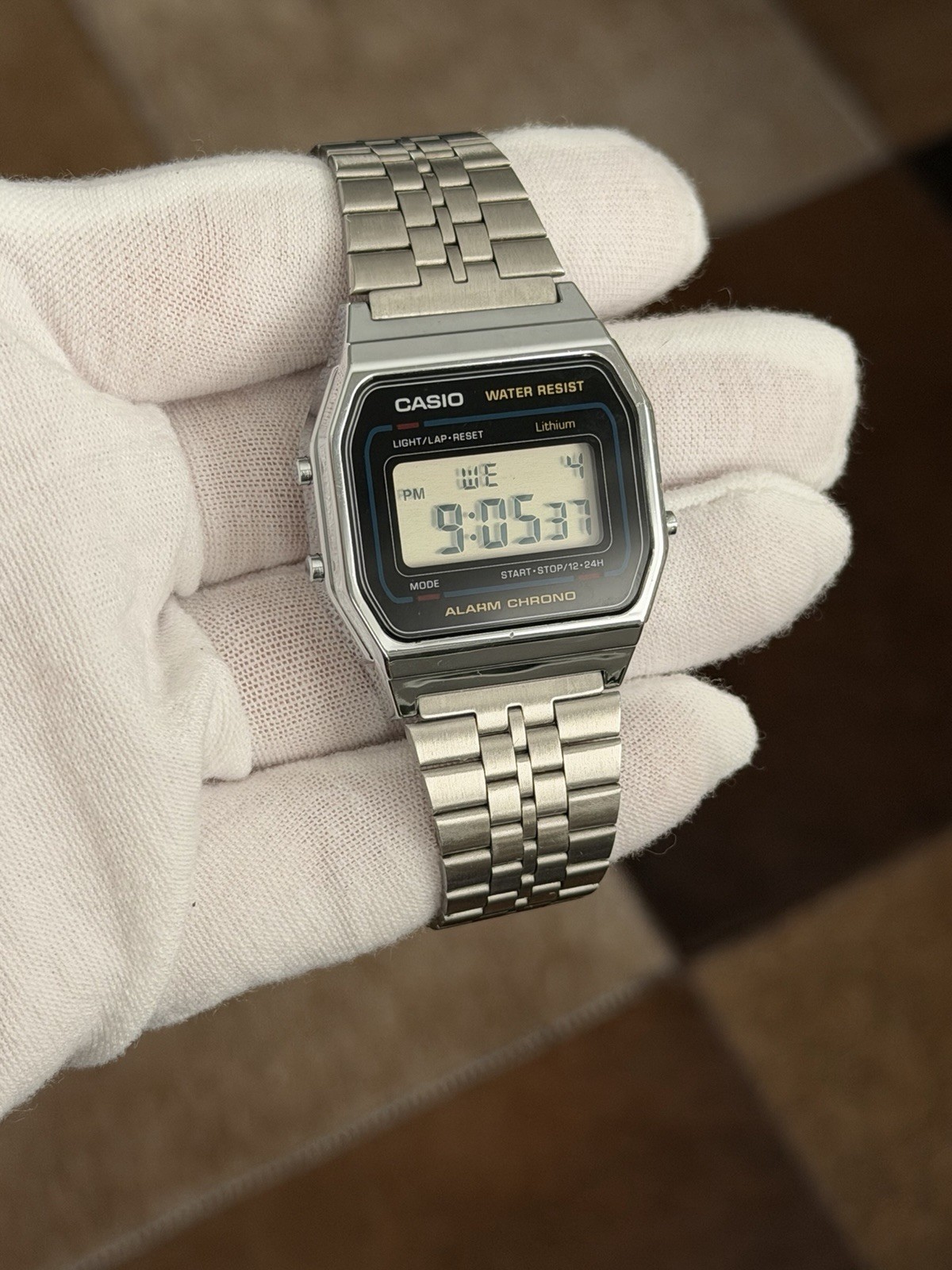 Rare Vintage Casio A155W Men’s Digital Sports Watch Module 593 JDM 1980s