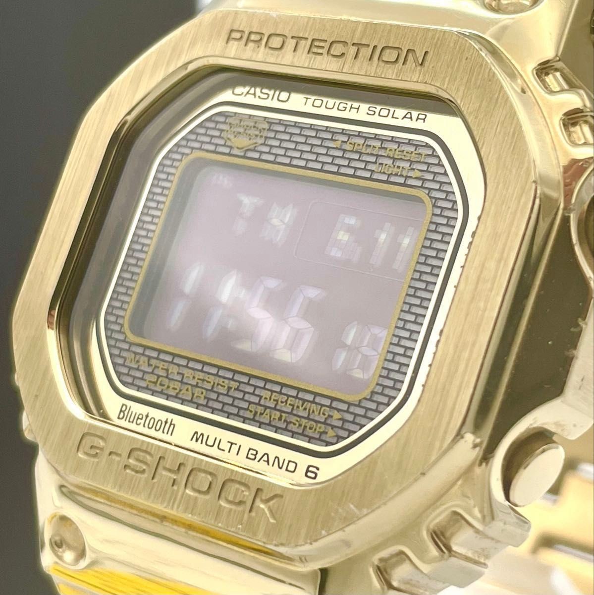 CASIO G-Shock G-Shock Wristwatch Full Metal Radio Solar Gold GMW B5000GD 9