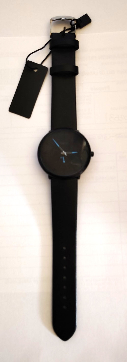 Men’s Fashion Quartz Watch Biden Leather Band