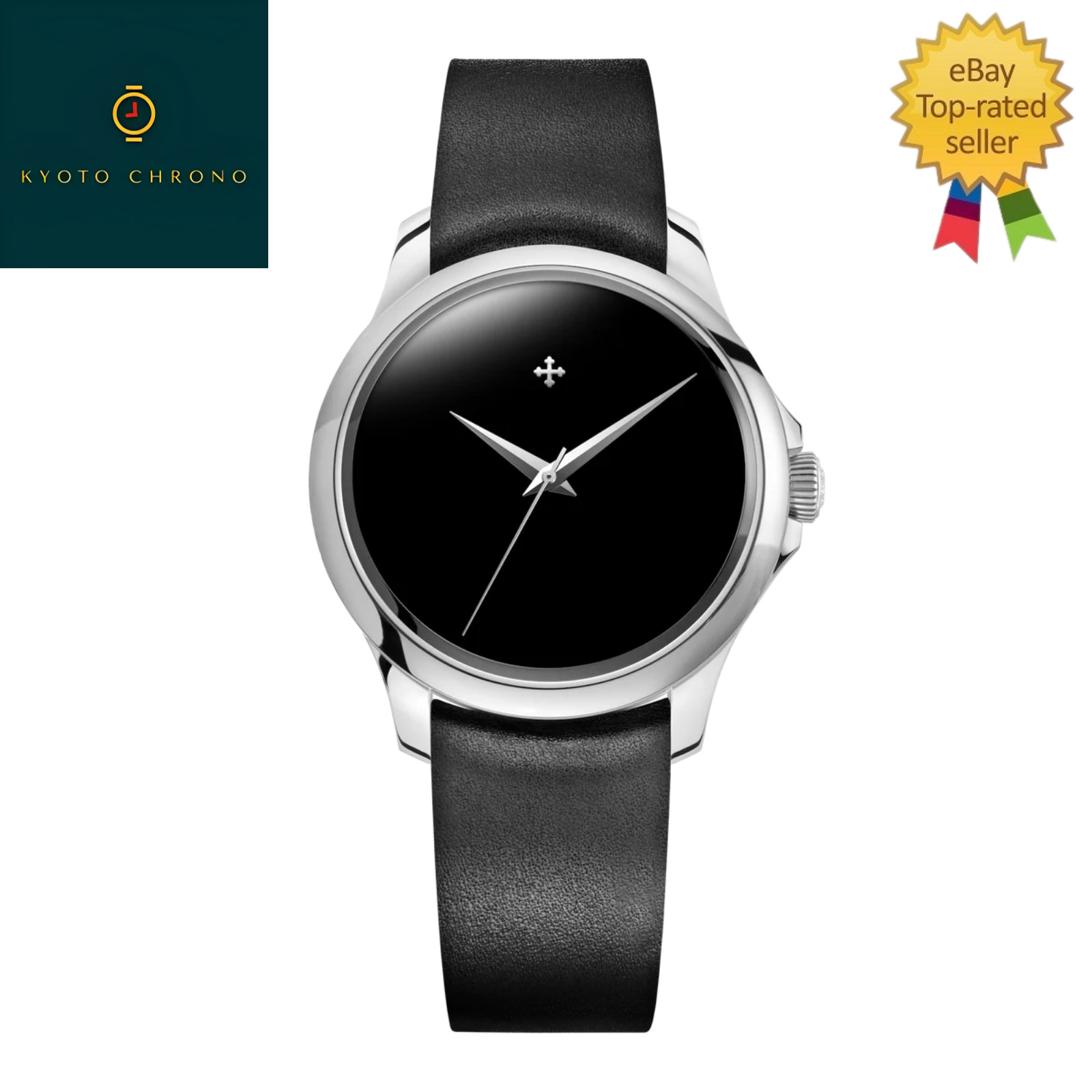 NEW VENEZIANICO Redentore Ultrablack-36 1121510 Black 36mm Made in Italy Watch