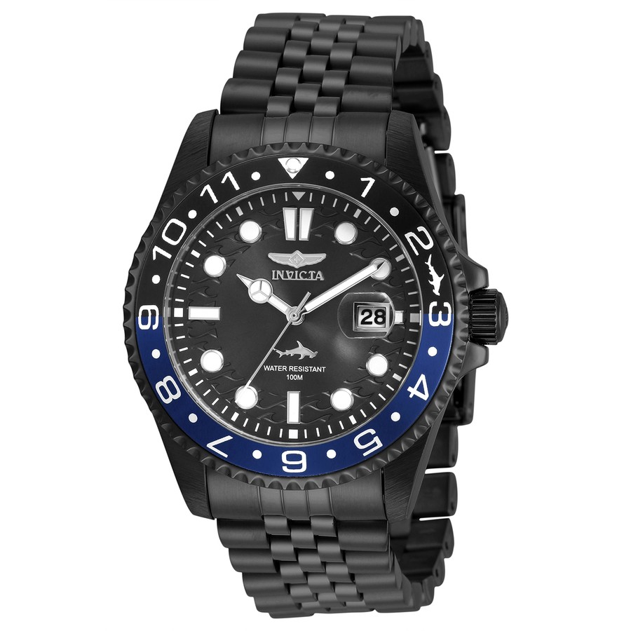 Invicta Pro Diver Quartz Black Dial Bezel Men’s Watch 30627