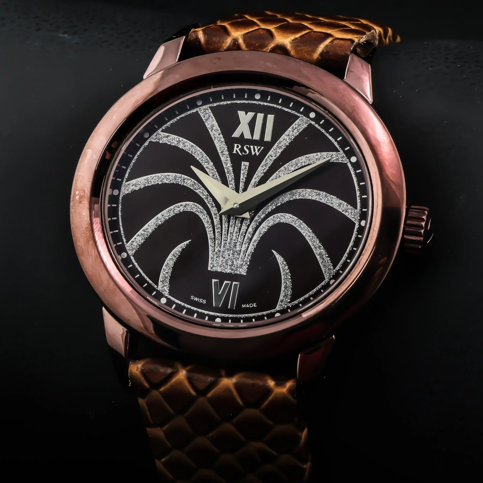 RSW – Swiss Watch – RSW9141-CL-4 Swiss made Quartz 46.75 mm RSW9141 Brown