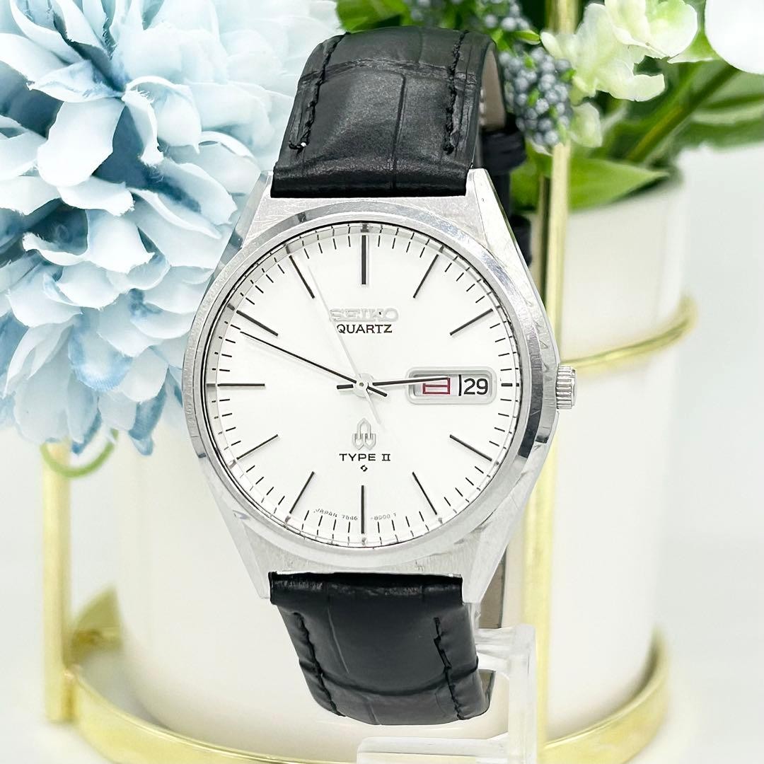 SEIKO TYPE II 7546-8000 Quartz Wristwatch