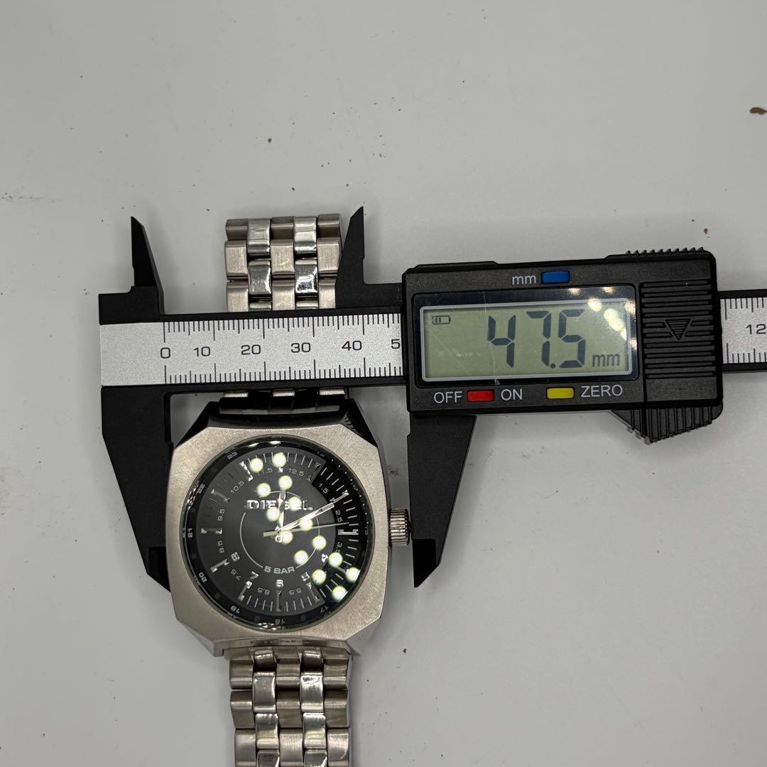 Diesel DZ-1271 Quartz Analog Men Black Dial Wristwatch