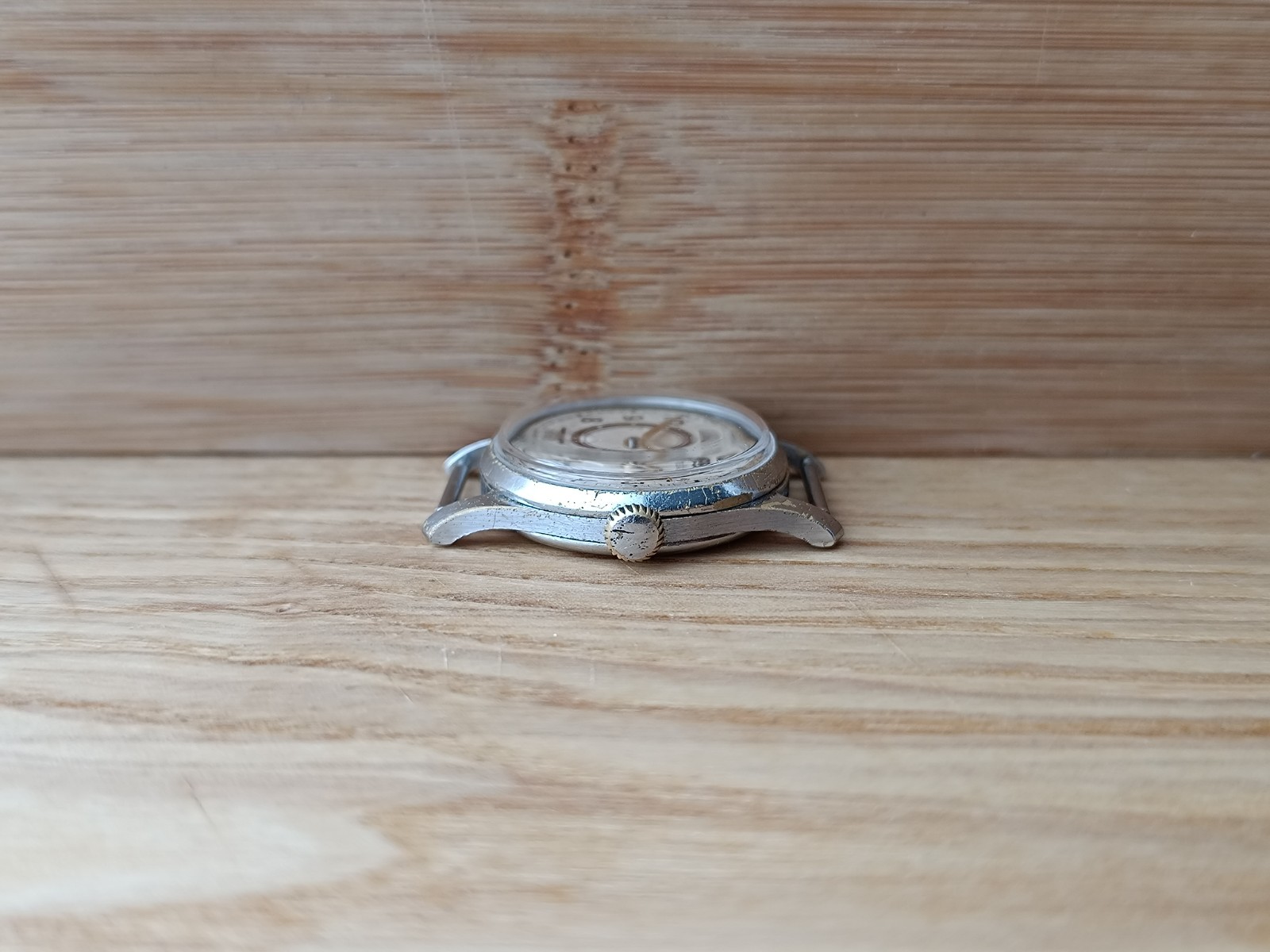 VINTAGE Men’s Wristwatch POBEDA Mechanical Watch 2602 SOVIET/USSR Serviced! 50s
