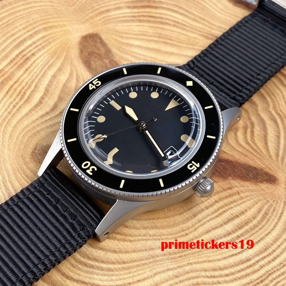 Tandorio Vintage NH35A 20Bar Men’s Automatic Watch Domed Sapphire Luminous Bezel