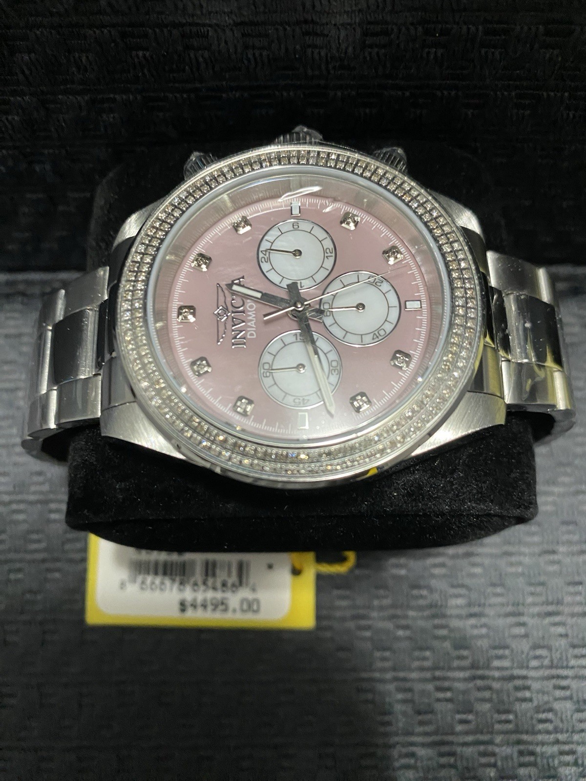 Invicta 44mm Elite .88ctw Diamond Bezel W/MOP Dial Watch, Model#48752 Brand New