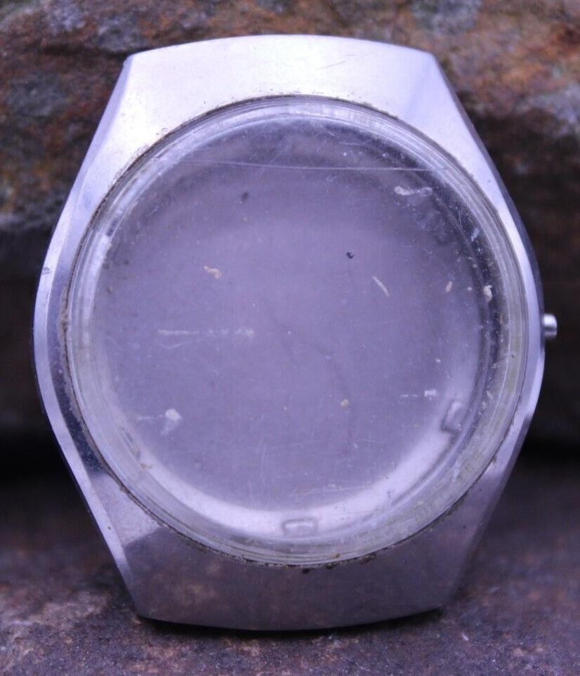 VTG CITIZEN STAINLESS MEN’S WRIST WATCH CASE 71-1837 35×40.3mm 18.2mm LUG (A23)