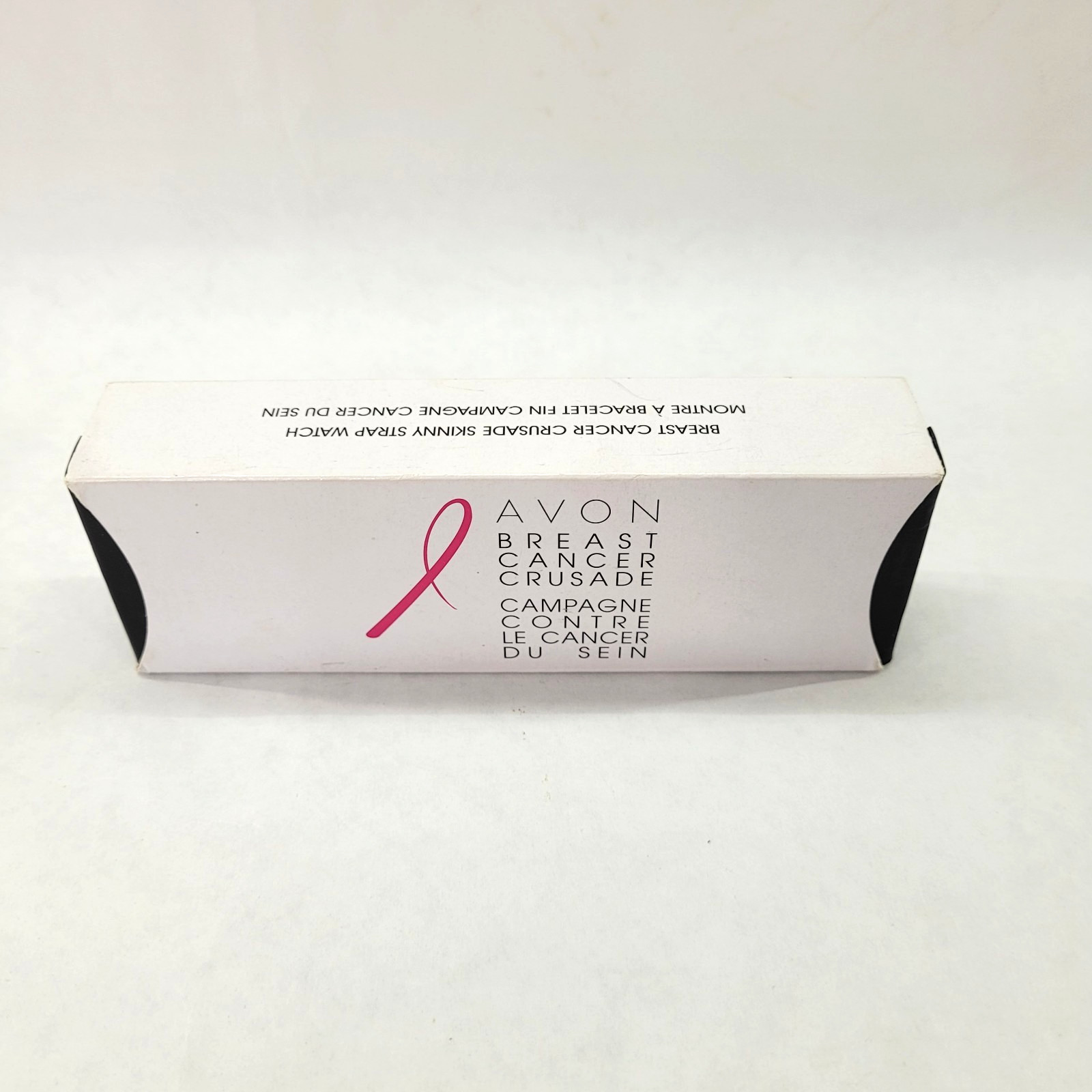 Avon Breast Cancer Watch Hot Pink & Ribbon Bracelet New in Box – needs battery