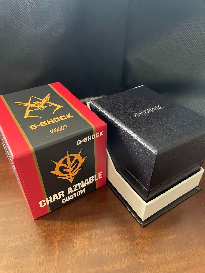 Casio G-shock x Char Gundam Gshock limited 35th anniversarry BANDAI From Japan