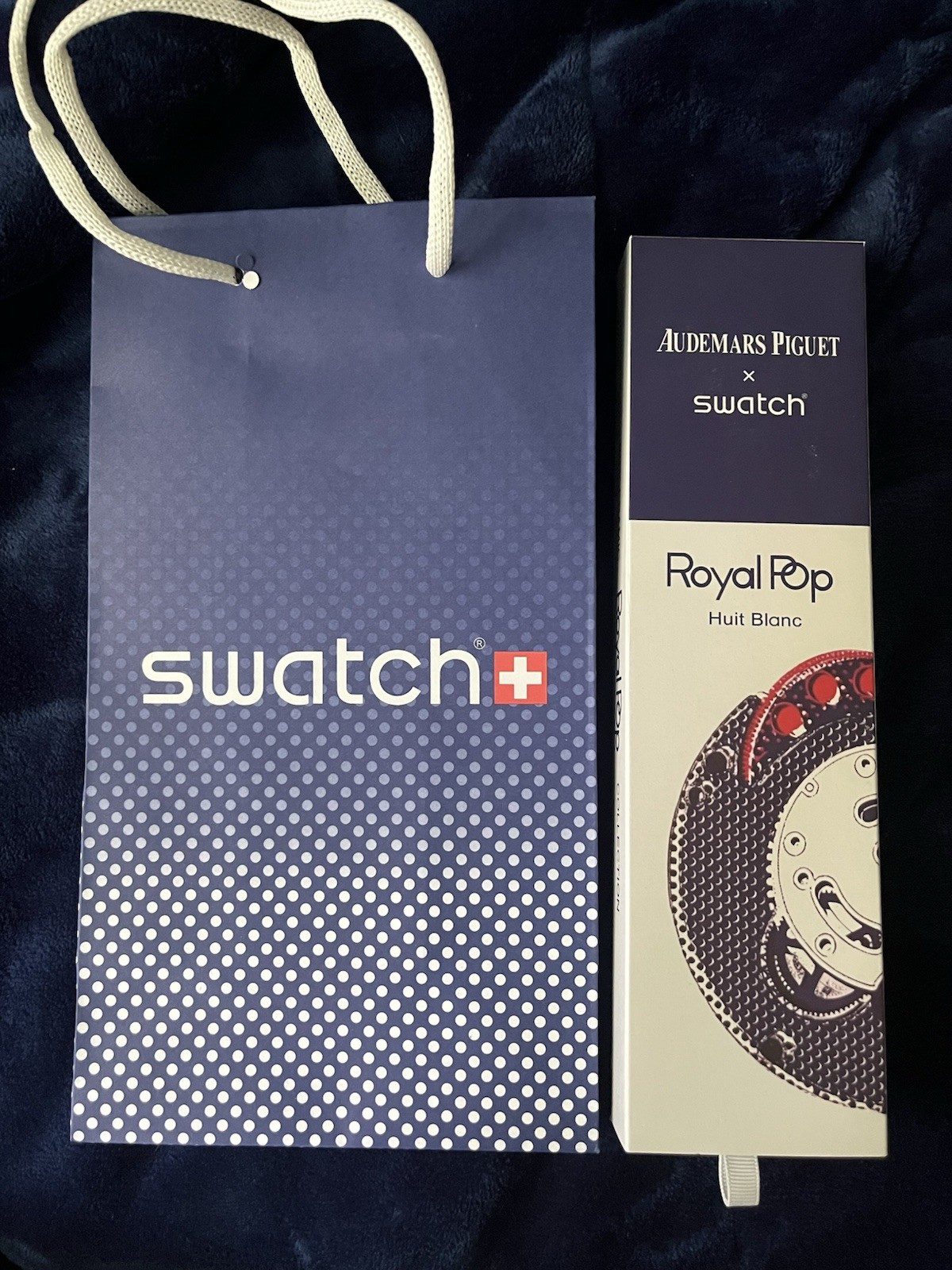 Swatch x Audemars Piguet Royal Pop – Huit Blanc – Brand New – Same Day Shipping