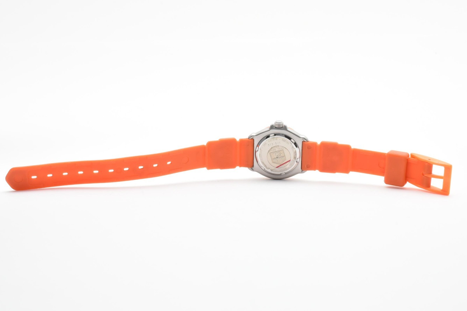 [ Exc+5 ] Vintage TAG HEUER 373.508 Formula 1 Orange Date Quartz Ladies Watch