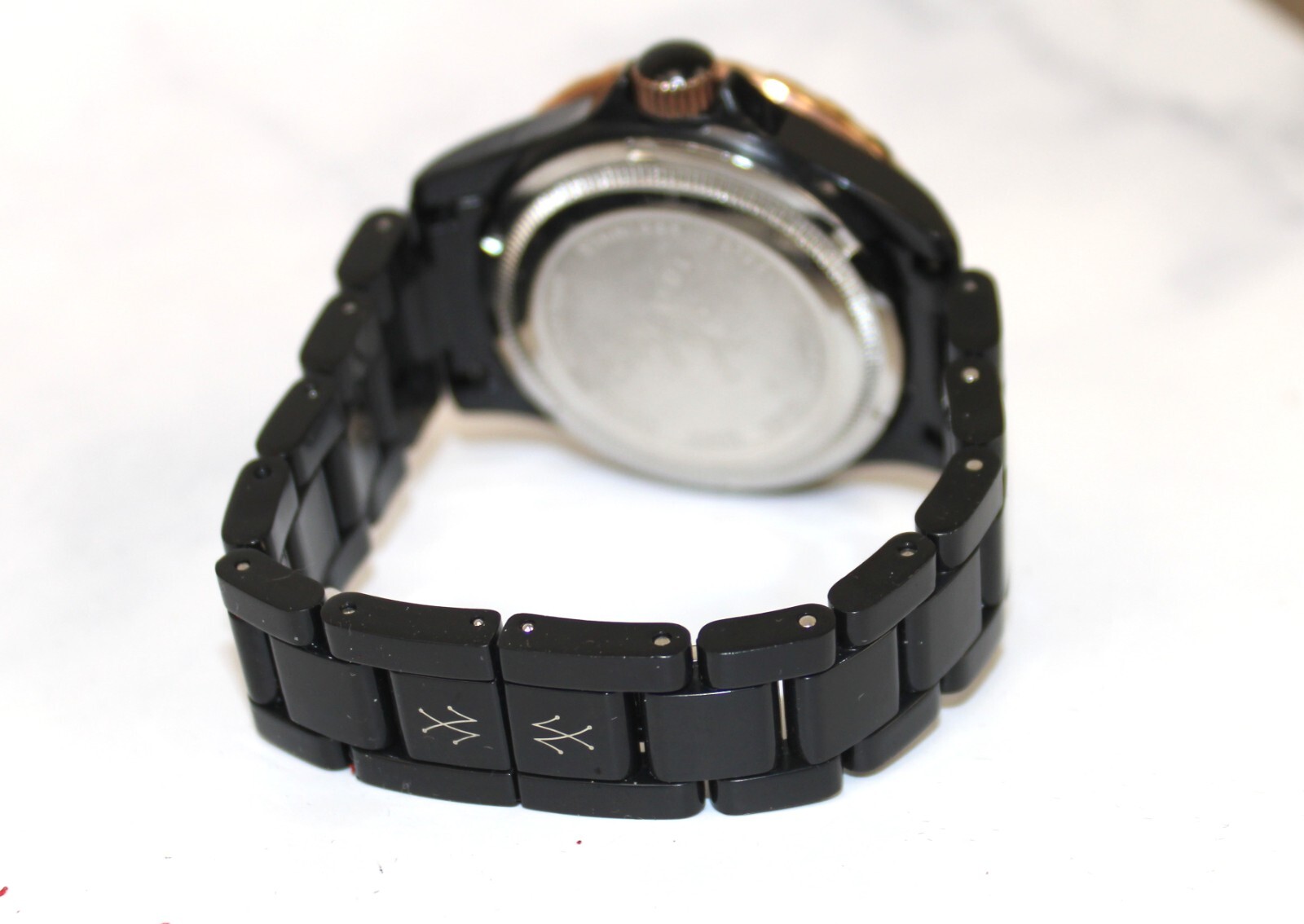 Woman’s Toy Watch Black Plasteramic Safari Dial Quartz Watch — 41mm – fits 6.5″
