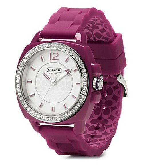 COACH Boyfriend Berry Watch Silicone / Rubber Band
