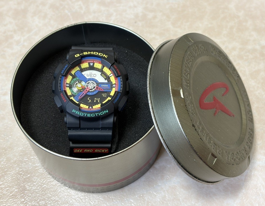 Casio G-Shock GA-110DR-1AJR Battery Replaced Men’s Wrist Watch Used item in Box