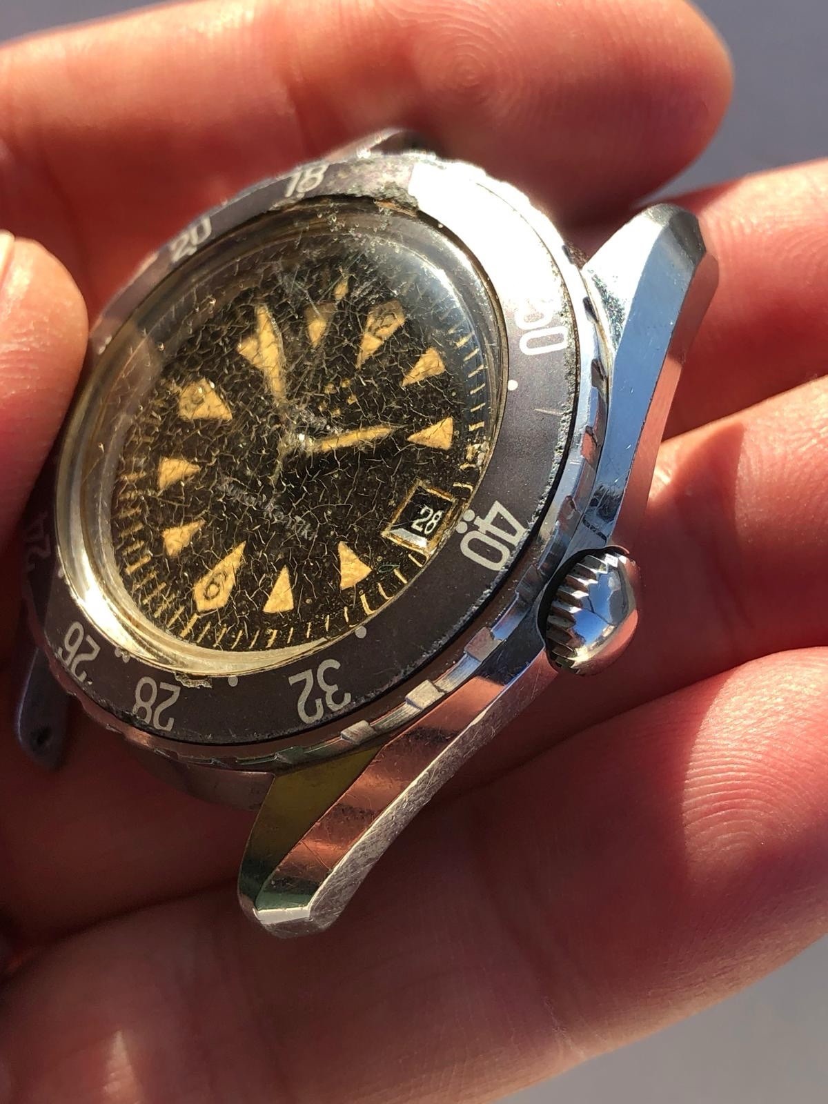 Eterna Matic Super-Kontiki First Series Ref 130 PTX Gold Graphic Sub Vintage Rare