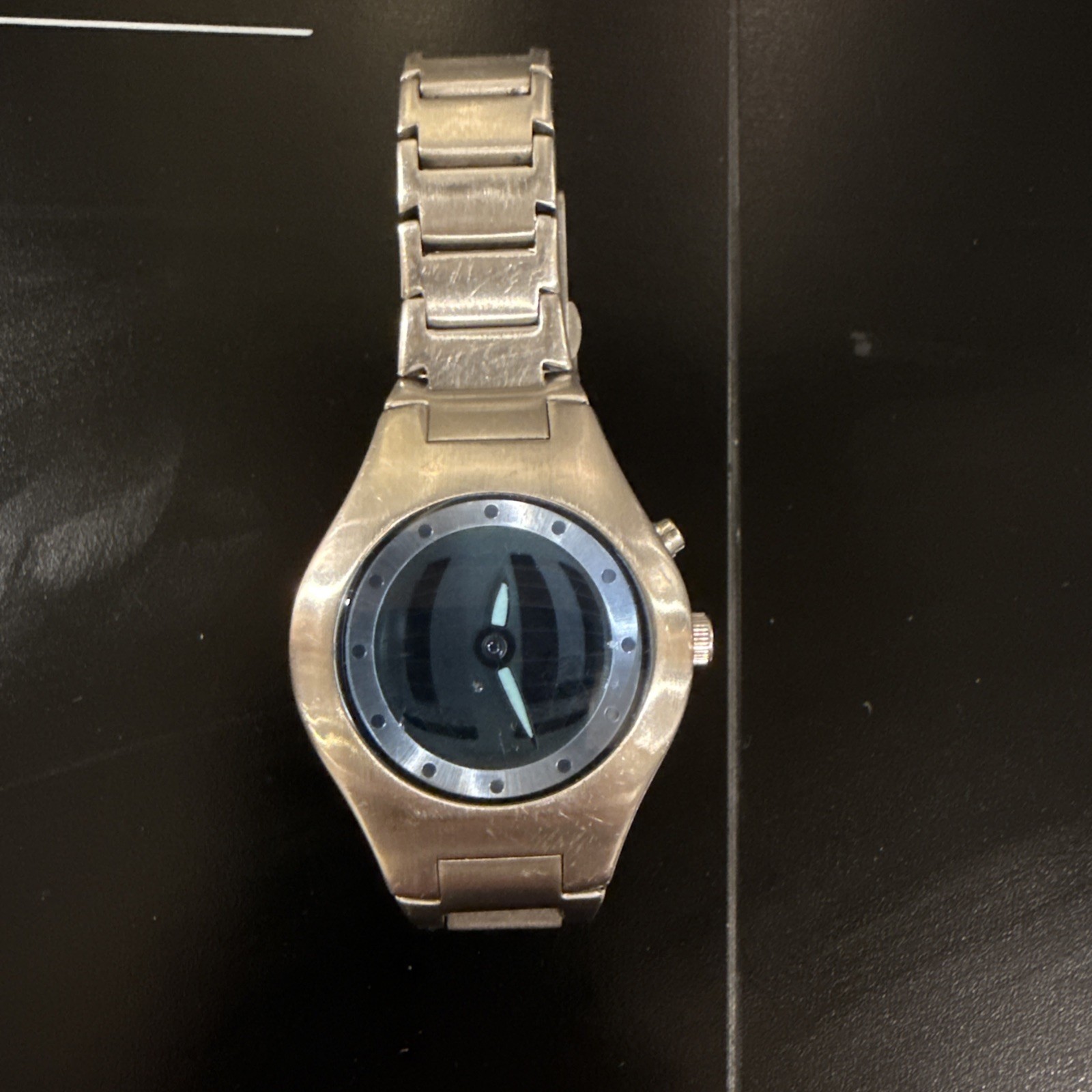 Rare Y2K FOSSIL Big Tic JR-8096 Blue Quartz Animated Watch working new battery