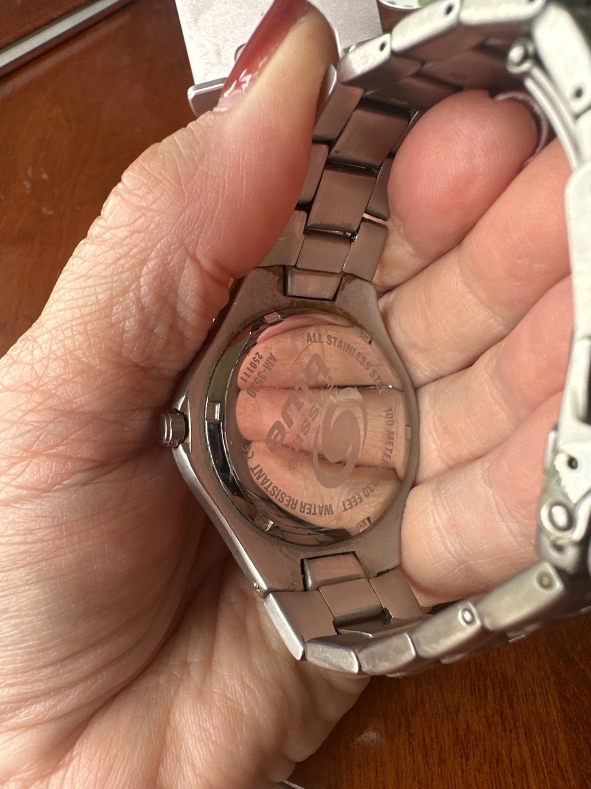 Fossil Blue Mens Watch AM-3520