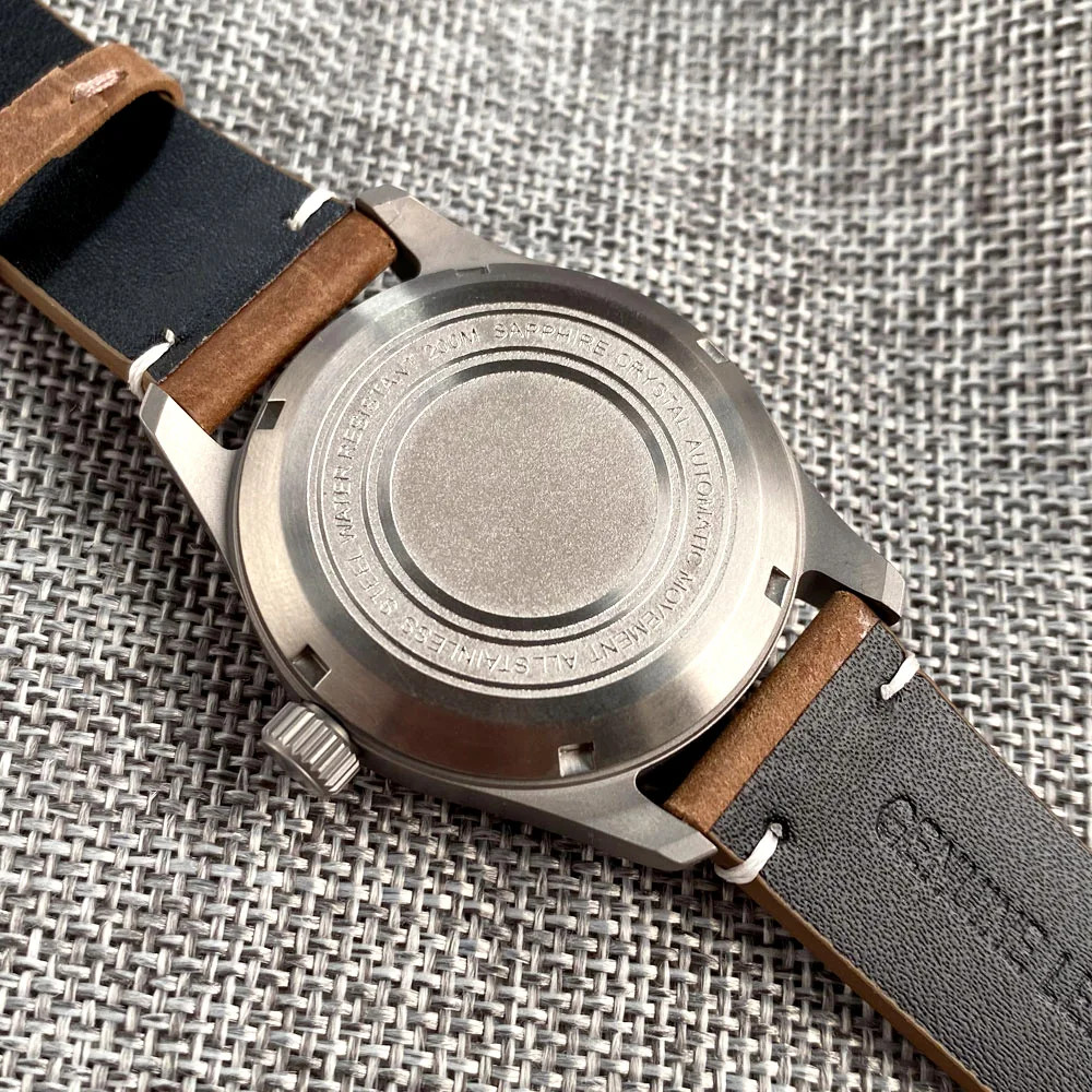 New 39mm Titanium Automatic Diver Men Watch For Japan NH35 Sapphire Glass 20ATM