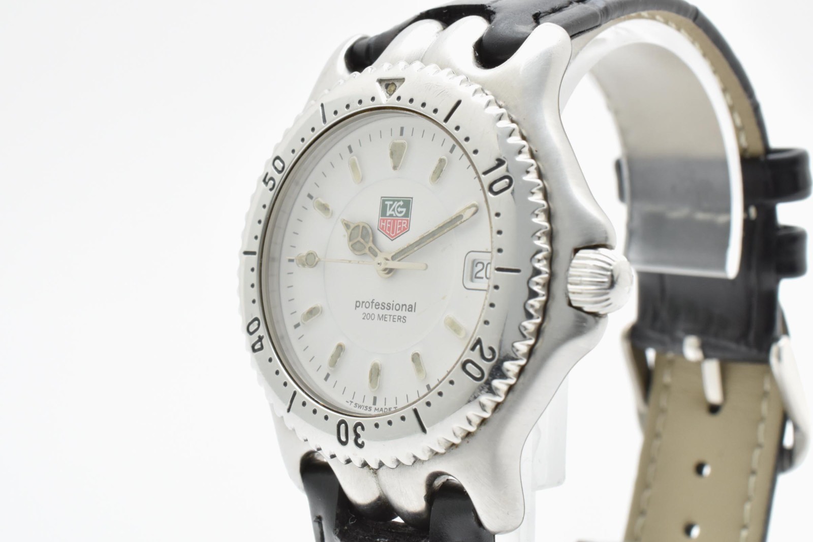 【EXC+5】TAG Heuer SEL Professional WG1112-0 White Dial Qz Men’s Watch From JAPAN