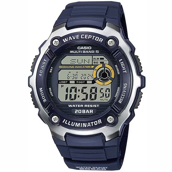 New Casio Wave Ceptor WV-200R-2AJF Digital Watch Japan JDM 20BAR Illuminator