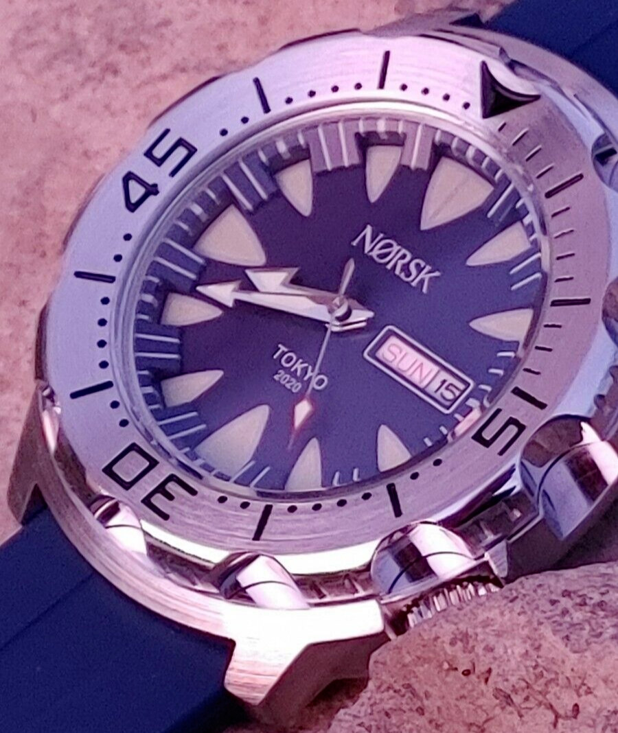 Sea Monster Diver Watch, Norsk, Norway Tokyo Olympics Citizen quartz – Blue