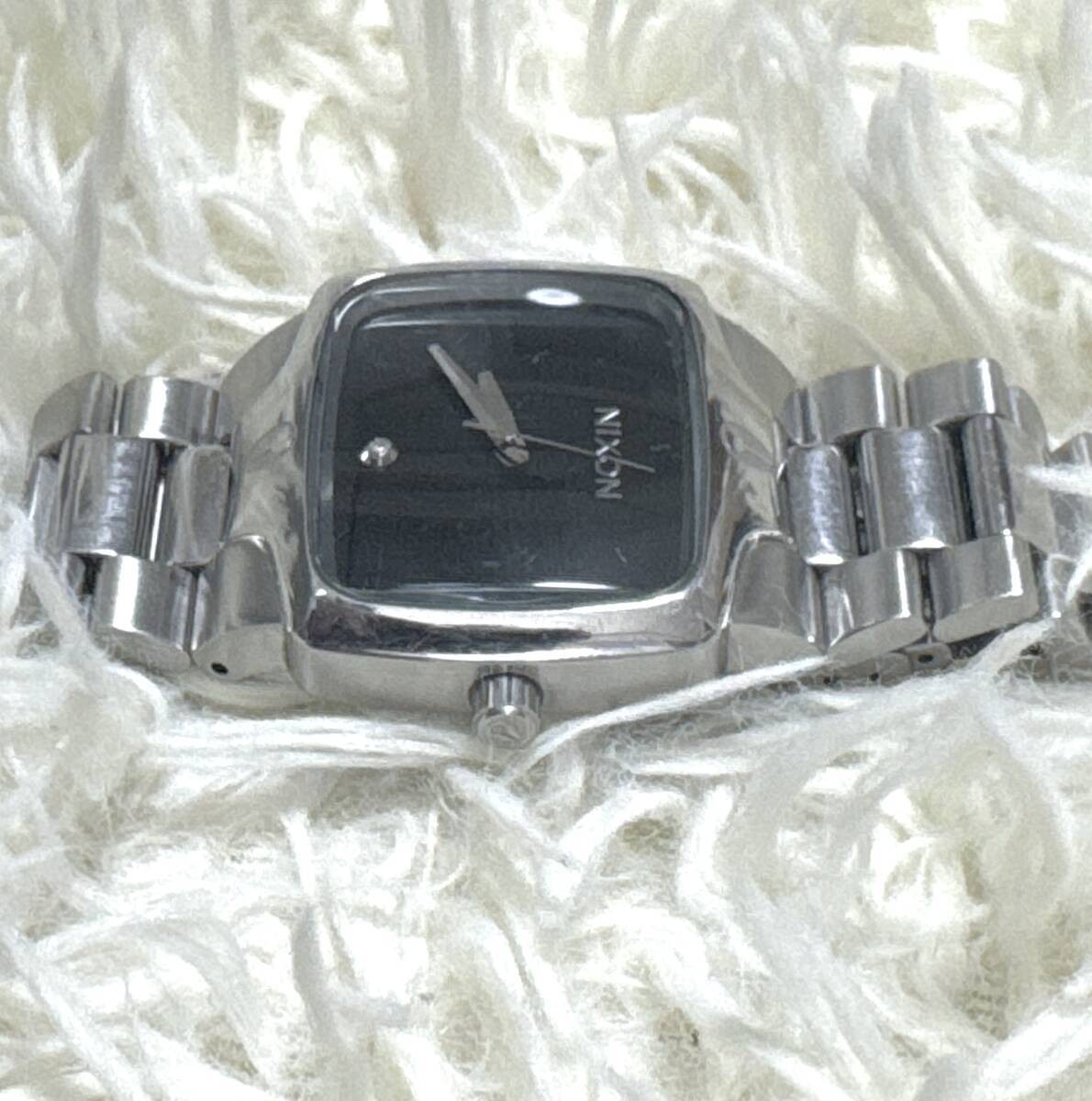 Nixon THE PLAYER 6E Black Dial Analog Quartz Watch Used Japan