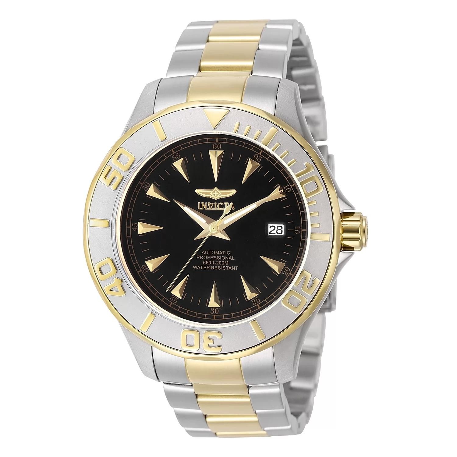 Invicta Men’s 7037 Signature Automatic 3 Hand Black Dial Watch
