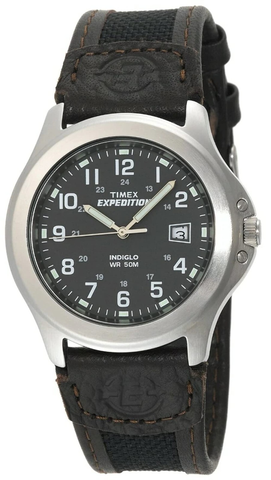 Timex Men’s T40091 Expedition Metal Field Black/Brown Black/Gray/Silver-Tone