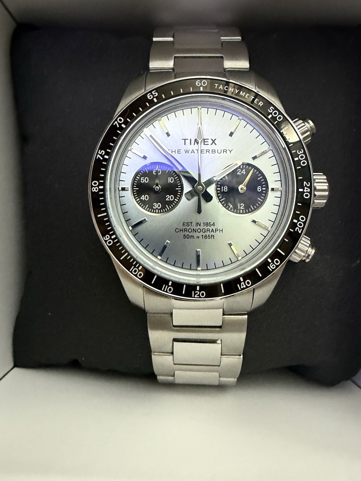 New Timex Mens Waterbury Heritage Chronograph TW2Y70500