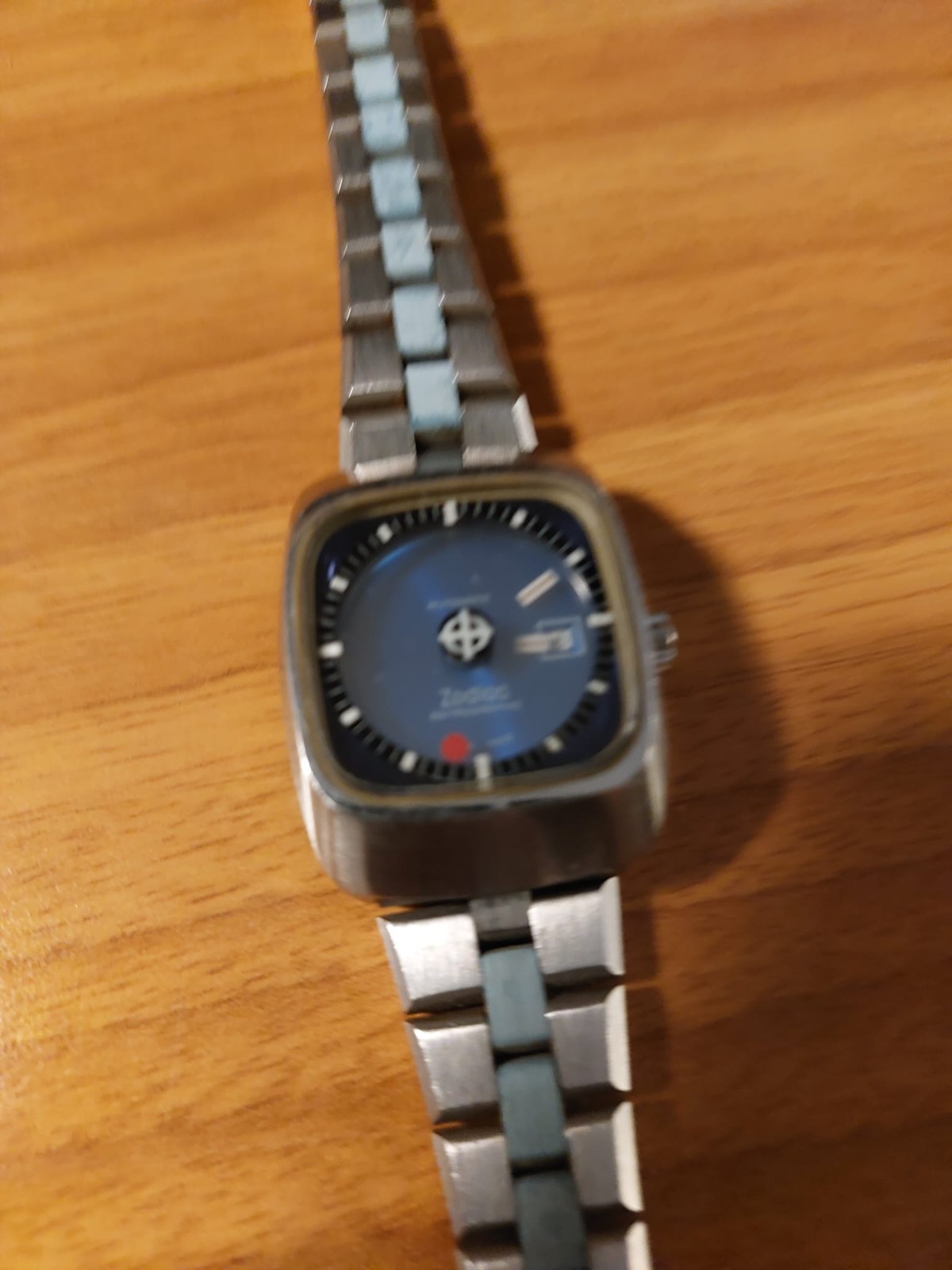 Vintage Zodiac Astrographic SST Mystery Dial Automatic Blue Ref. 882-963 Steel