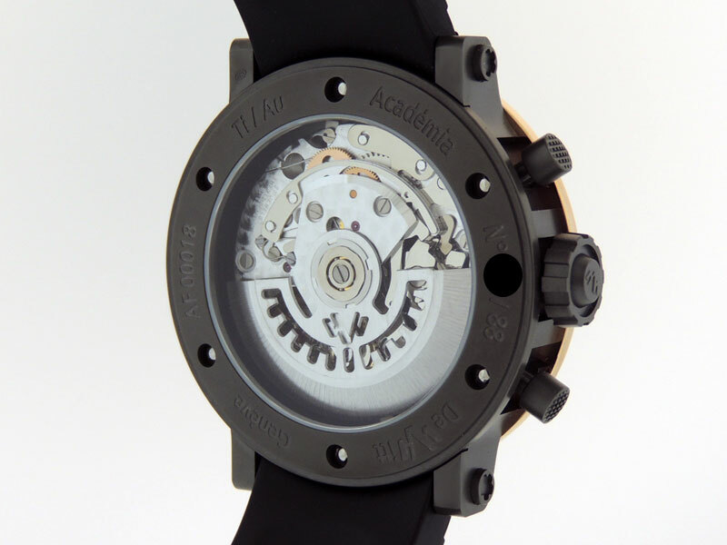 DeWitt Academia Chronographe AC6005.53A Titanium/18k Rose Gold 43mm $36,000 LNIB