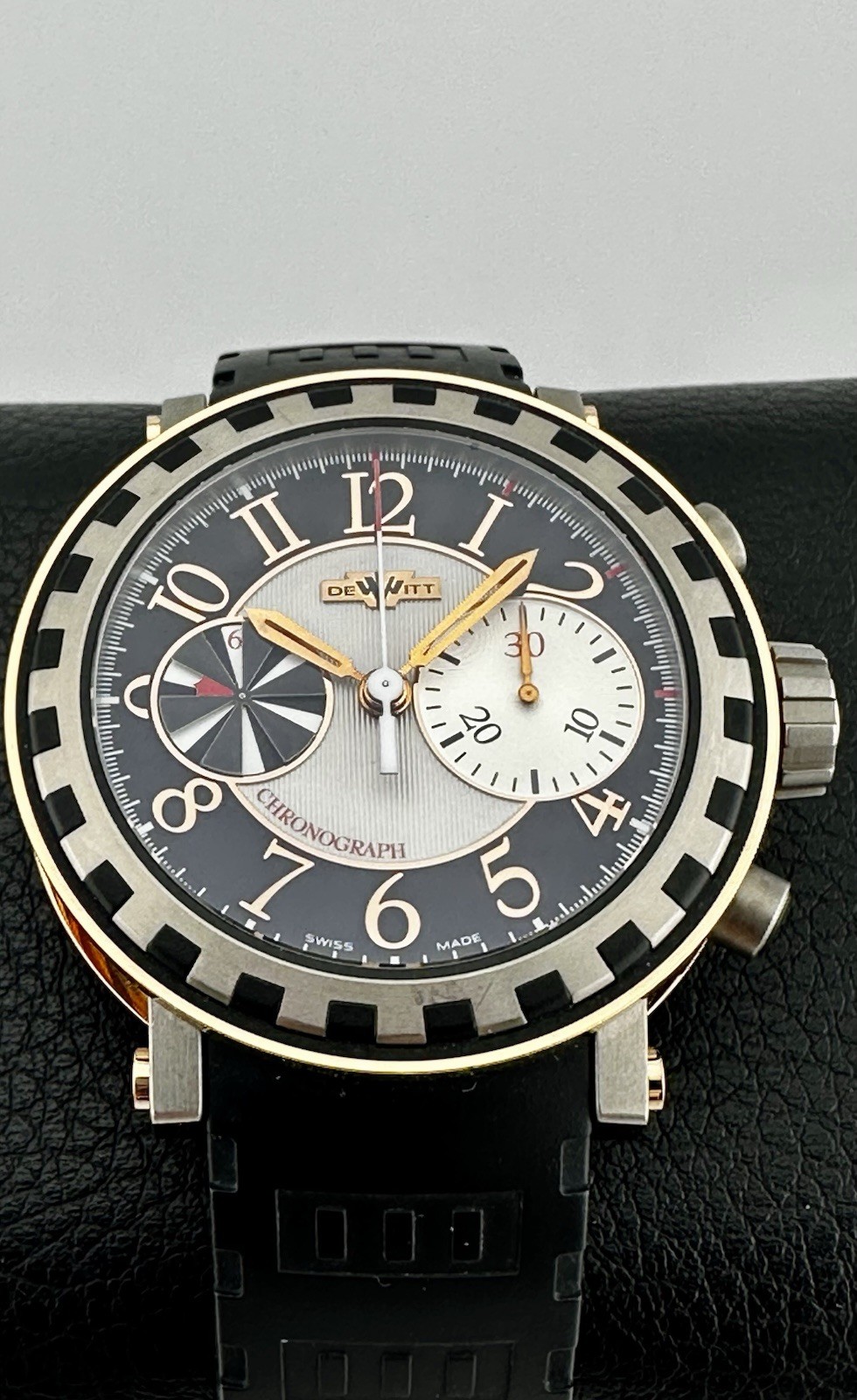 DeWitt Academia Sequential Chronograph 18k Rose Gold Limited Edition RET $34,000