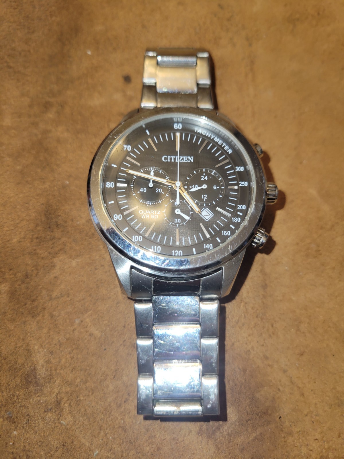 CITIZEN Eco-Drive AN8150-56E Mens Wrist Watch Wristwatch GN-4-S Stainless Quartz