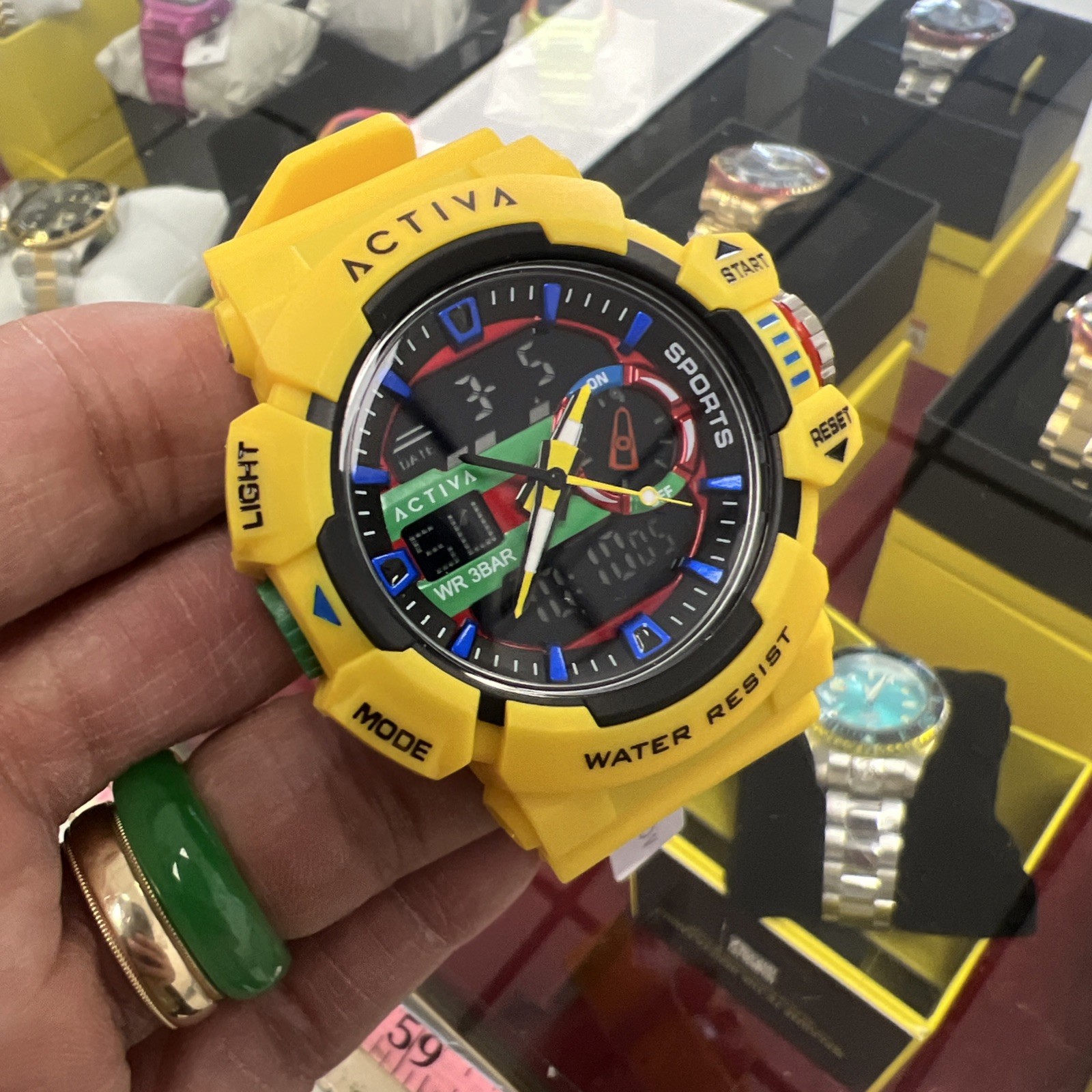 Activa Vord X Invicta Digital Men’s Watch – 49mm❤️Yellow (ACW8043-005)😱