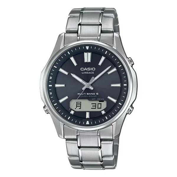 CASIO LINEAGE LCW-M100TSE-1AJF Solar Radio Titanium Men Watch Silver Gift Japan