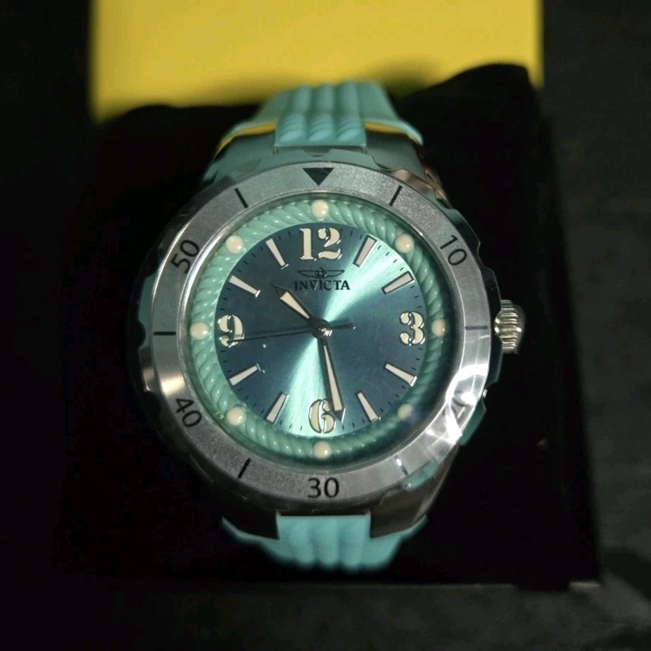 24124 Invicta Angel Halo Cyan Unisex 38mm