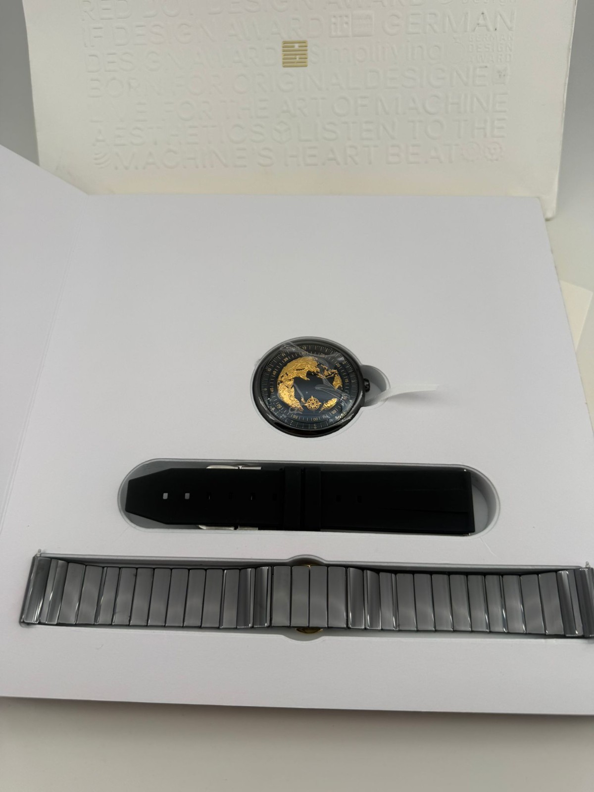 CIGA DESIGN Blue Planet U Series 24K GILDING CERAMIC CASE BRAND NEW CONDITIONS