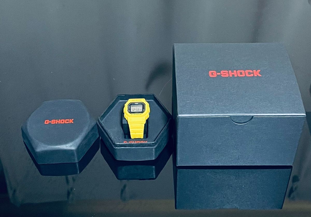 New DWN 5600 9JR Yellow G SHOCK nano Environmentally Friendly Material Adopted G