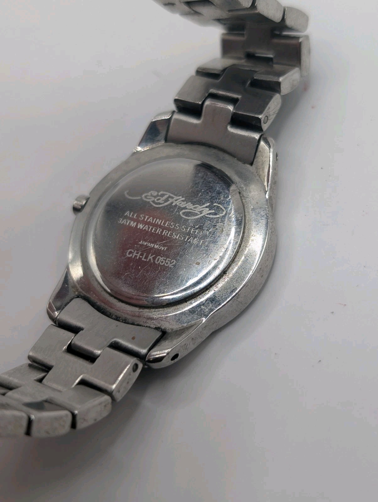 ED HARDY “Love Kills Slowly” LADIES WATCH, Stainless Black Accents