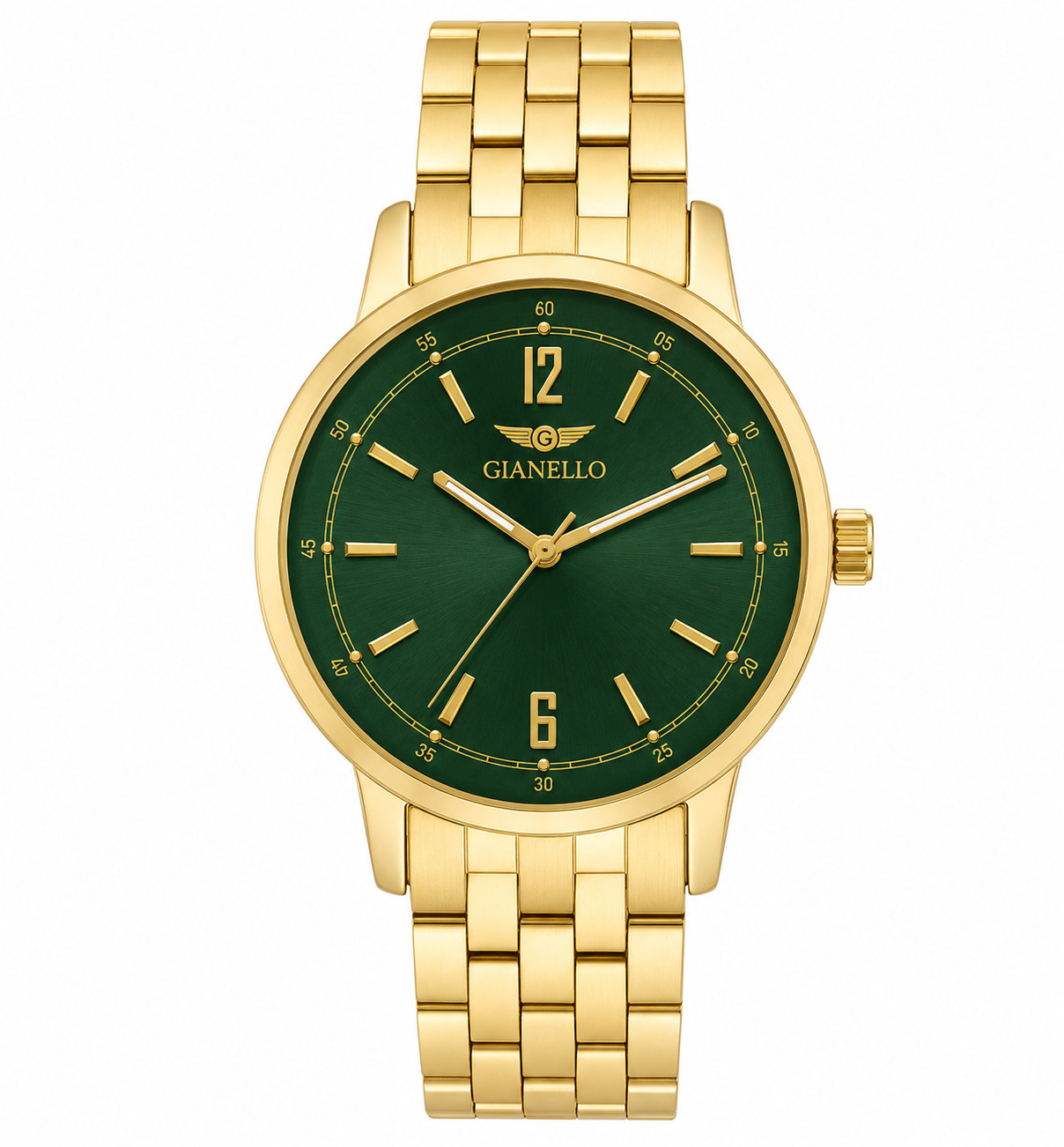 Gianello Stride 42 Men’s Silver Link Watch