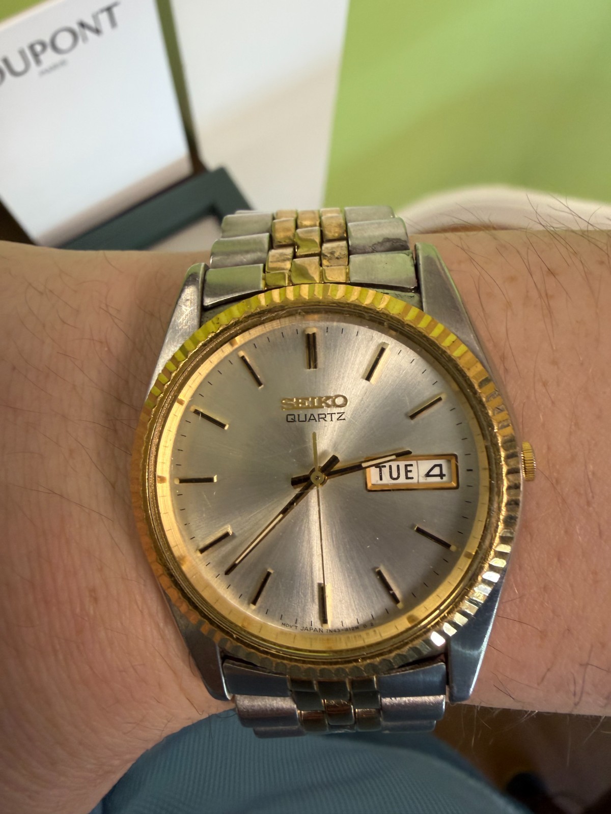 Seiko Quartz Day/Date 7n43-8111. Watch Only