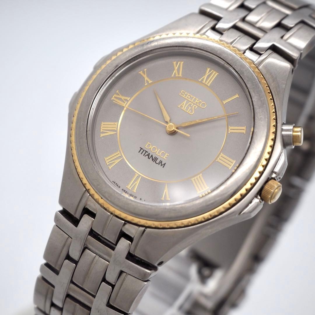Seiko Dolce AGS 4M21-0010 Titanium Gray Men’s Watch