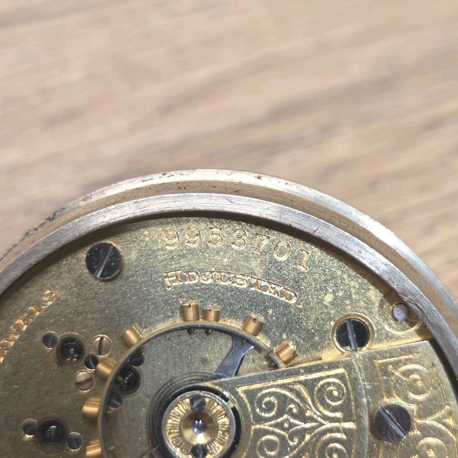 Antique Elgin Pocket Watch 18S 17J 250 Model 5 Open Face Not Working