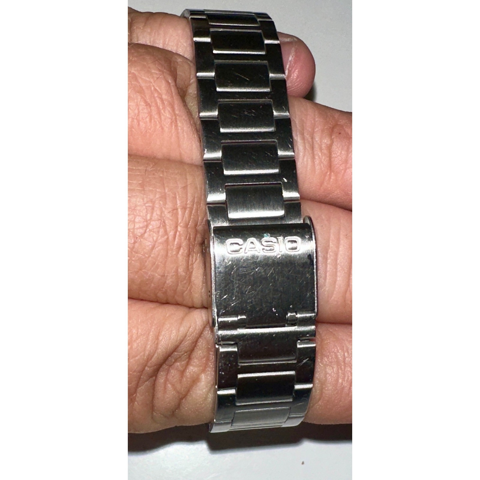 Casio A158WE Silver Gold Digital Watch Retro Alarm Chrono Stainless Steel 593