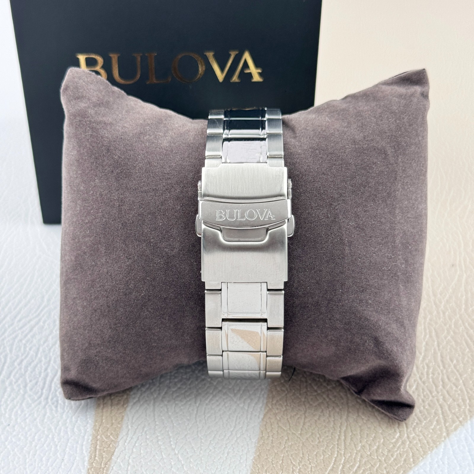 Bulova Marine Star 43MM Green Dial Quartz Chronograph Men’s Watch 96B396