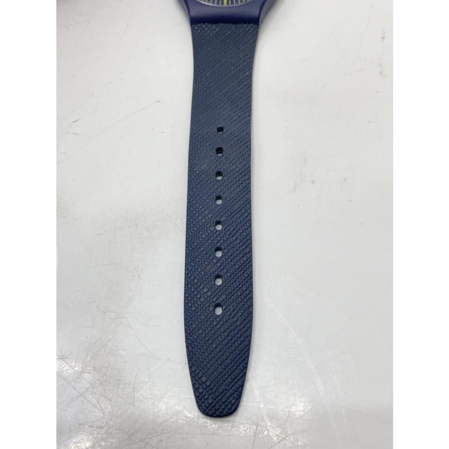 SWATCH◆Watch/Analog/Rubber/NVY/NVY/sr1130sw//